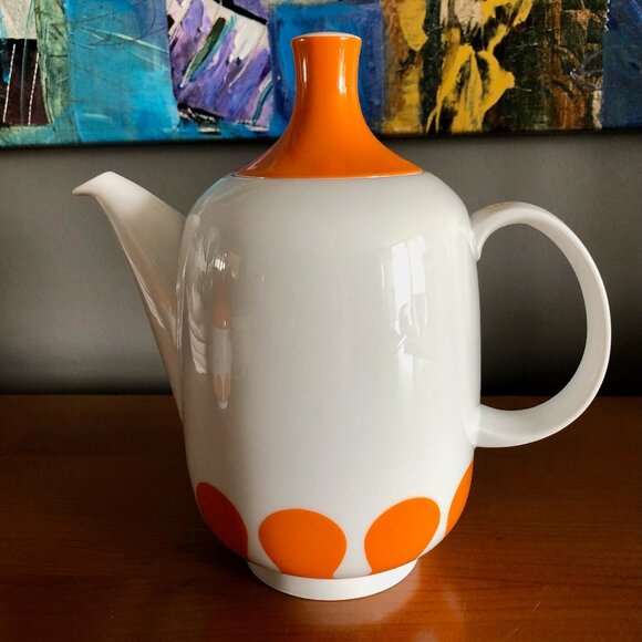 Retro Style Teapot - Plus By Rosenthal Germany Pre-Owned - Picture 1 of 6